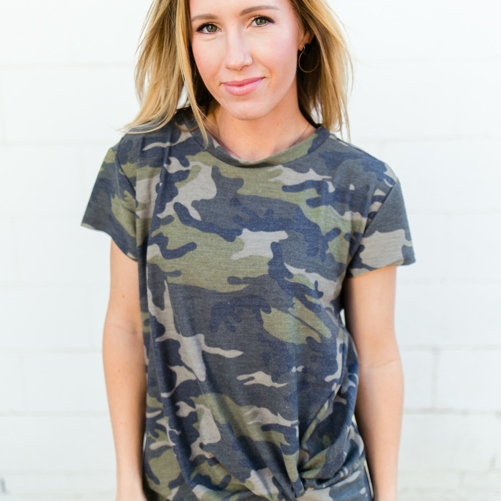 Can't See Me Camo Top